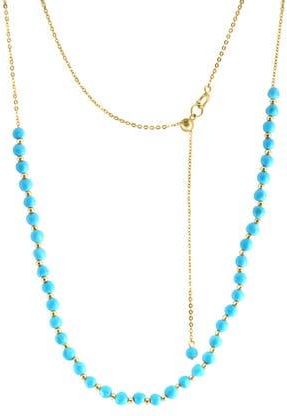 Effy Turquoise Chain Necklace in Blue at Nordstrom Rack, Size 14.5