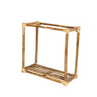 Foreside Home And Garden Square Wall Shelf Natural Cane in Brown at Nordstrom, Size Medium