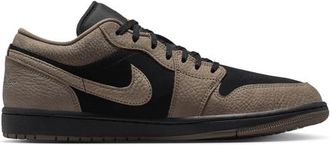 Nike Jordan Mens Air 1 Low SE - Shoes Black/Olive Grey/Light Wild Mango Size 10.0