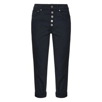Dondup Loose Fit Jeans with Jewel Button