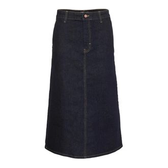 Part Two Dark Denim A-line Skirt - female - Part Two - Denim Skirts - Blue - 2XS - Skirts
