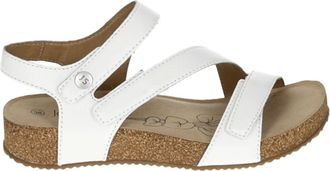 Josef Seibel Schoenen, Dames, Wit, 42 EU, Leer, Sportieve Witte Sandalen Tonga 25