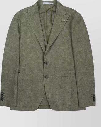 Tagliatore suit slim fit notch lapel flap pockets