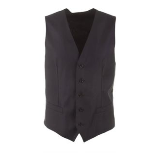 Dolce & Gabbana Waistcoat - male - Dolce & Gabbana - Waistcoats - Black - L - Jackets