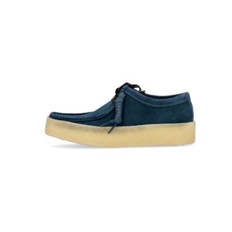 Clarks Diepblauwe Mocassin Lifestyle Schoen - Heren - Veterschoenen - Blauw - 41 EU - Su&egrave;de - Schoenen