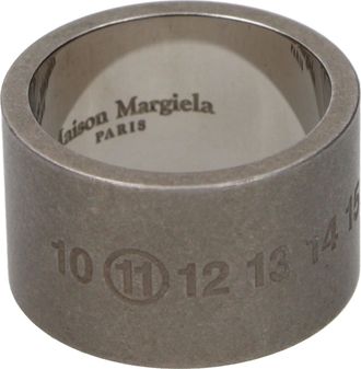 Maison Margiela Uomos Anelli in Argento Argento