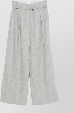 Brunello Cucinelli high waist wide leg trousers with pockets