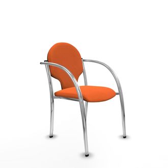 Piqueras y Crespo Silla De Recepci&oacute;n Hell&iacute;n Piqueras Y Crespo 220ptcrb308 Naranja 2 Unidades