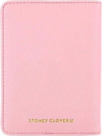 Stoney Clover Lane Textured Faux Leather Passport Case in Flamingo at Nordstrom