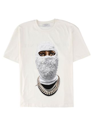 Ih Nom Uh Nit White Graphic Printed Relaxed Fit T-Shirt