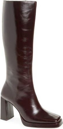 Jeffrey Campbell Maximal Knee High Boot in Espresso at Nordstrom Rack, Size 10