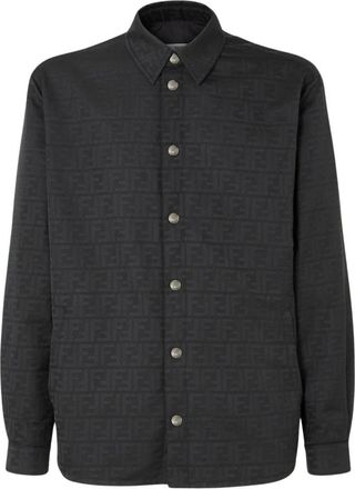Fendi Blouson - Heren - Zomerjassen - Zwart - XL - Polyester - Jassen