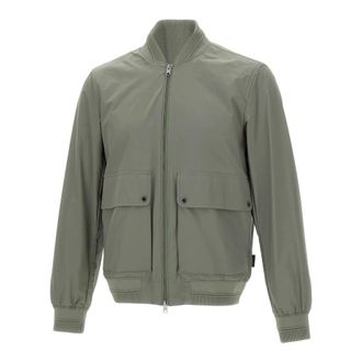 Woolrich Bomber Jackets, male, Green, Size: 3XL Urban Wesley Bomber