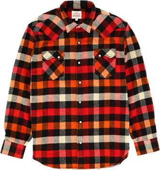 Fortela Josh Checkered Snap-Closure Shirt - Heren - Casual Overhemden - Veelkleurig - XL - Katoen - Overhemden