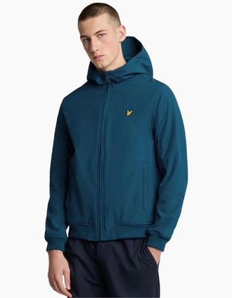 Lyle & Scott Mens Lyle & Scott Blue Fleece Back Softshell Jacket - Navy - Size: 38/Regular