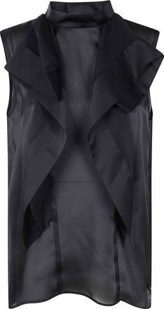 sacai Satin X Chiffon Pullover