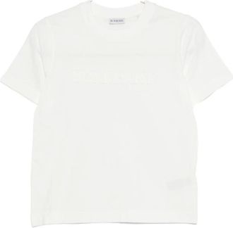 Burberry Mujer, Camisetas, Blanco, Talla: M