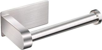 OEM Portarrollos De Papel Higi&eacute;nico, No Requiere Taladrar, Acero Inoxidable Mate, Dispensador Autoadhesivo, Montaje En Pared, Color Plata