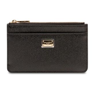 Dolce & Gabbana Dames, Accessoires, Zwart, Maat: ONE Size Leer