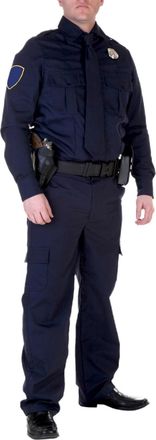 Generic Police Costume for Man Police Officer,Professions Costumes for Adults, Accessory Fancy Dress for Halloween, Carnival Parties Fancy Dress
