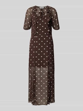 Baum Und Pferdgarten Regular Fit Maxikleid mit R&uuml;schenbesatz in Hazel, Gr&ouml;&szlig;e 34