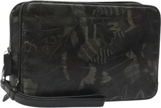 Ferragamo Pre-owned Clutches, female, Black, Size: ONE SIZE Pre-owned Clutch Bag