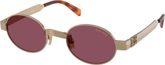 Miu Miu MUB51S 7OE30Y Womens Sunglasses Brown Size 47