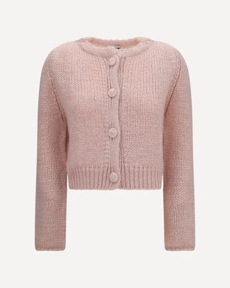 Forte_Forte FORTE_FORTE Chunky knit Cardigan with buttons Female II