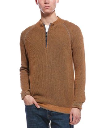 Raffi English Rib 1/4-Zip Sweater