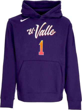 Nike Phoenix Suns Hoodie Club Editie - Heren - Sportshirts - Paars - M - Katoen - Fitness