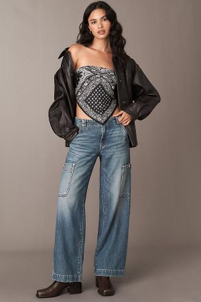 Pilcro Mid-Rise Cargo Jeans