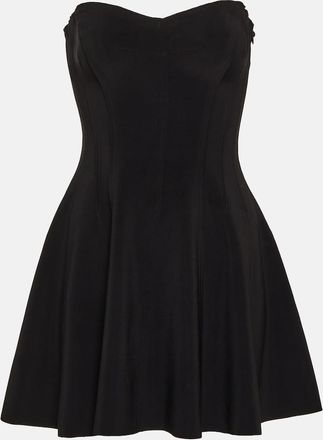 Norma Kamali Grace strapless minidress