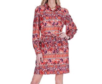 Jade Yoga Isabella Dress In Red