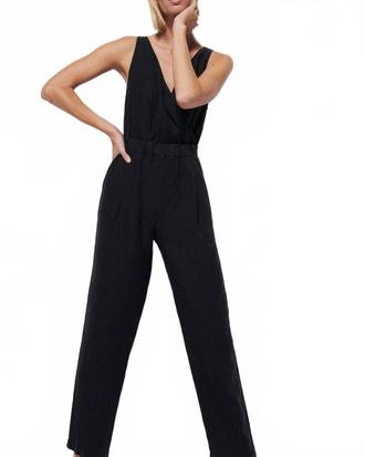 Nation Ltd Kiara Jumpsuit In Jet Black