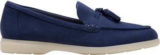 Clarks Womens Narini Edge Loafer, Navy Suede, 5.5 UK
