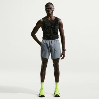 Nike Mens Stride Dri-FIT 7 2-in-1 Running Shorts in Grey | IF2036-084