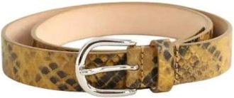 Isabel Marant Pre-owned Belts, female, Yellow, Size: ONE SIZE Pre-owned Leather Belt