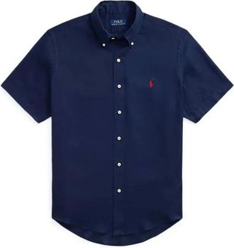 Polo Ralph Lauren Overhemden, Heren, Blauw, M, Heren Casual Overhemd
