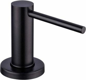 OEM Dispensador De Jab&oacute;n Negro De 500 Ml Para Fregadero De Cocina