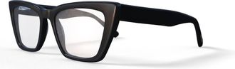 Derek Lam Womens Gwynne Cat Eye Eyeglasses In Black
