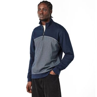 HUGO BOSS Heren Quarter Zip Sweatshirt (Donkerblauw)