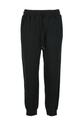 Dondup Relaxed-Fit Black Sweatpants with Adjustable Waistband