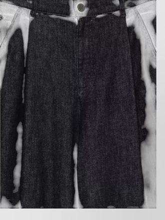 Emporio Armani denim pleated jeans