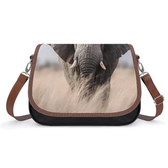 Generic Elephant Womens Crossbody Bag Fashion Shoulder Handbags Message Tote Bag with Adjustable Strap