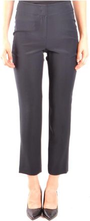 Armani Stijlvolle Broek - Dames - Vrijetijds broeken - Blauw - L - Broeken