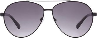 Guess Smoke Gradient Pilot Mens Sunglasses GF0221 01B 59