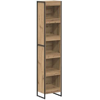 vidaXL Book Cabinet Artisian Oak 40 x 30 x 189.5 cm Engineered Wood vidaXL