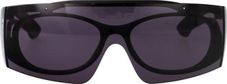 Alexander McQueen Stijlvolle zonnebril Am 0489S voor de zomer - unisex - Zonnebrillen - Zwart - ONE Size - Accessoires