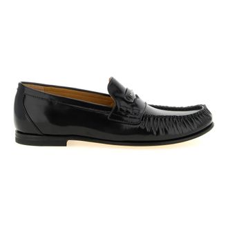Fendi Loafers - Heren - Schoenen - Zwart - Maat: 41 1/2 EU