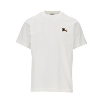 Burberry Flocked EKD motif T-shirt Man XL